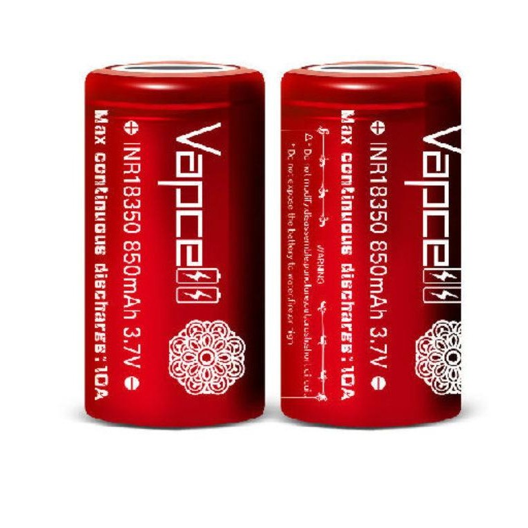 Vapcell 紅皮 INR18350 850mah 10A