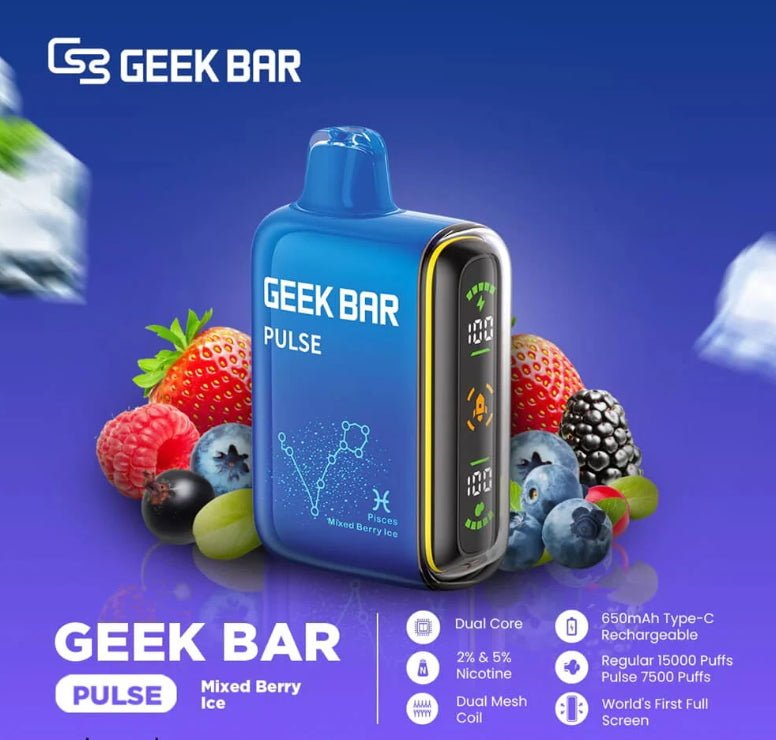 美國 GEEK BAR PULSE 脈衝 16ML Puffs 一次性主機 #20