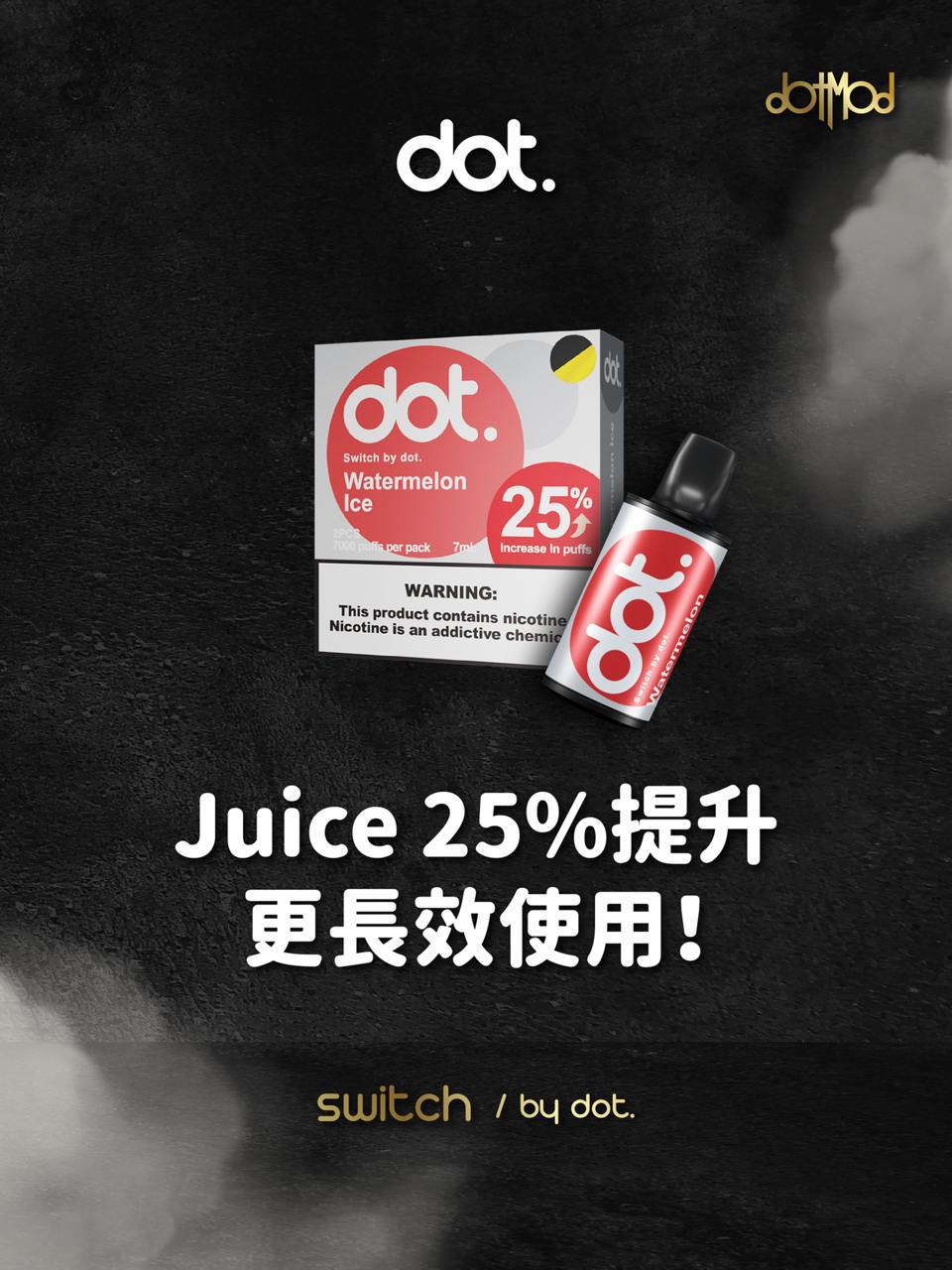 美國 佩特里 DOTMOD Switch 單主機/一次性煙彈#35 (買三送一)